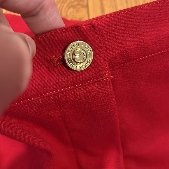 St. John Sport Essentials by Marie Gray Red Pant Trouser - Picture 4 of 9